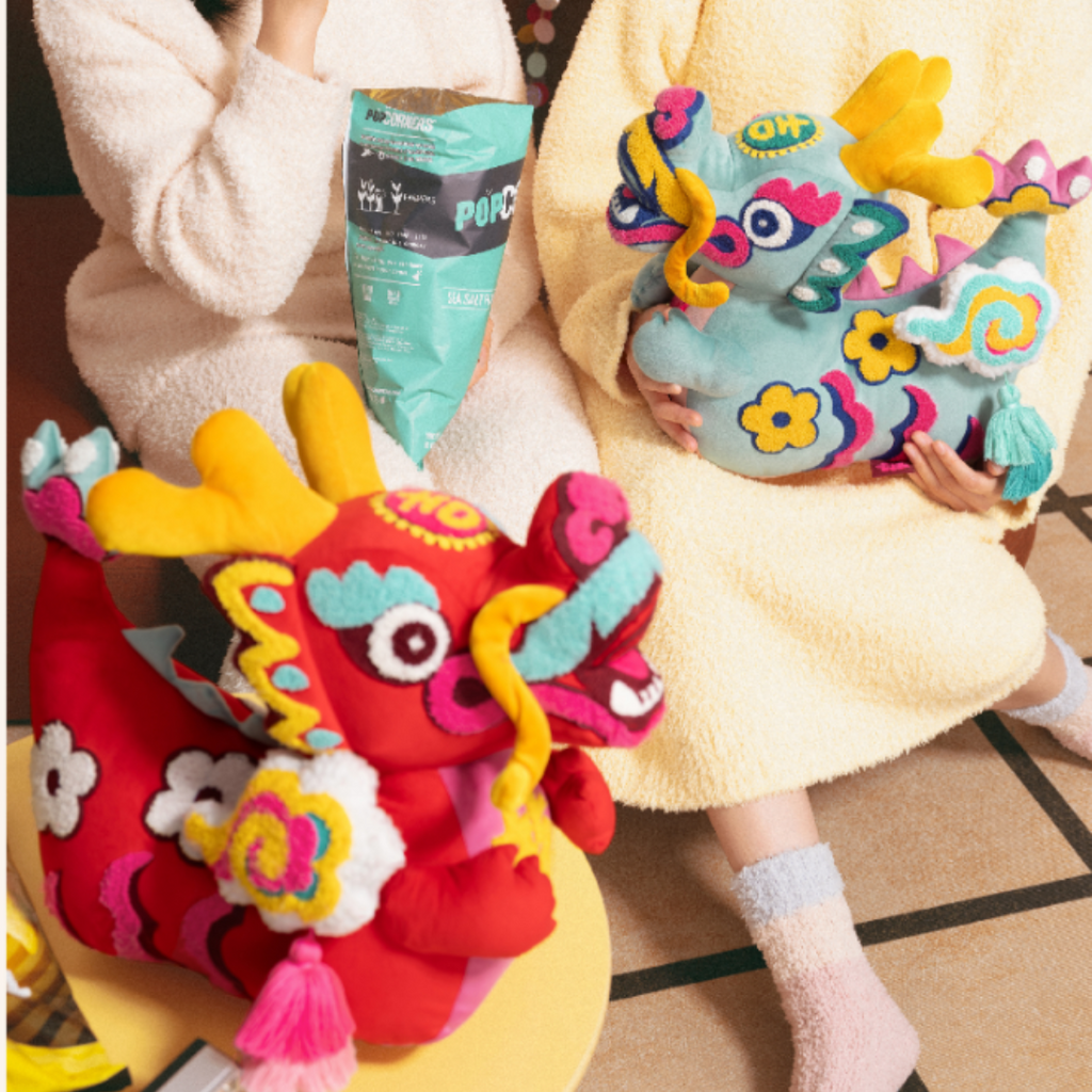 Festive Dragon Dolls Sofa Pillow - CNY Gift 2026