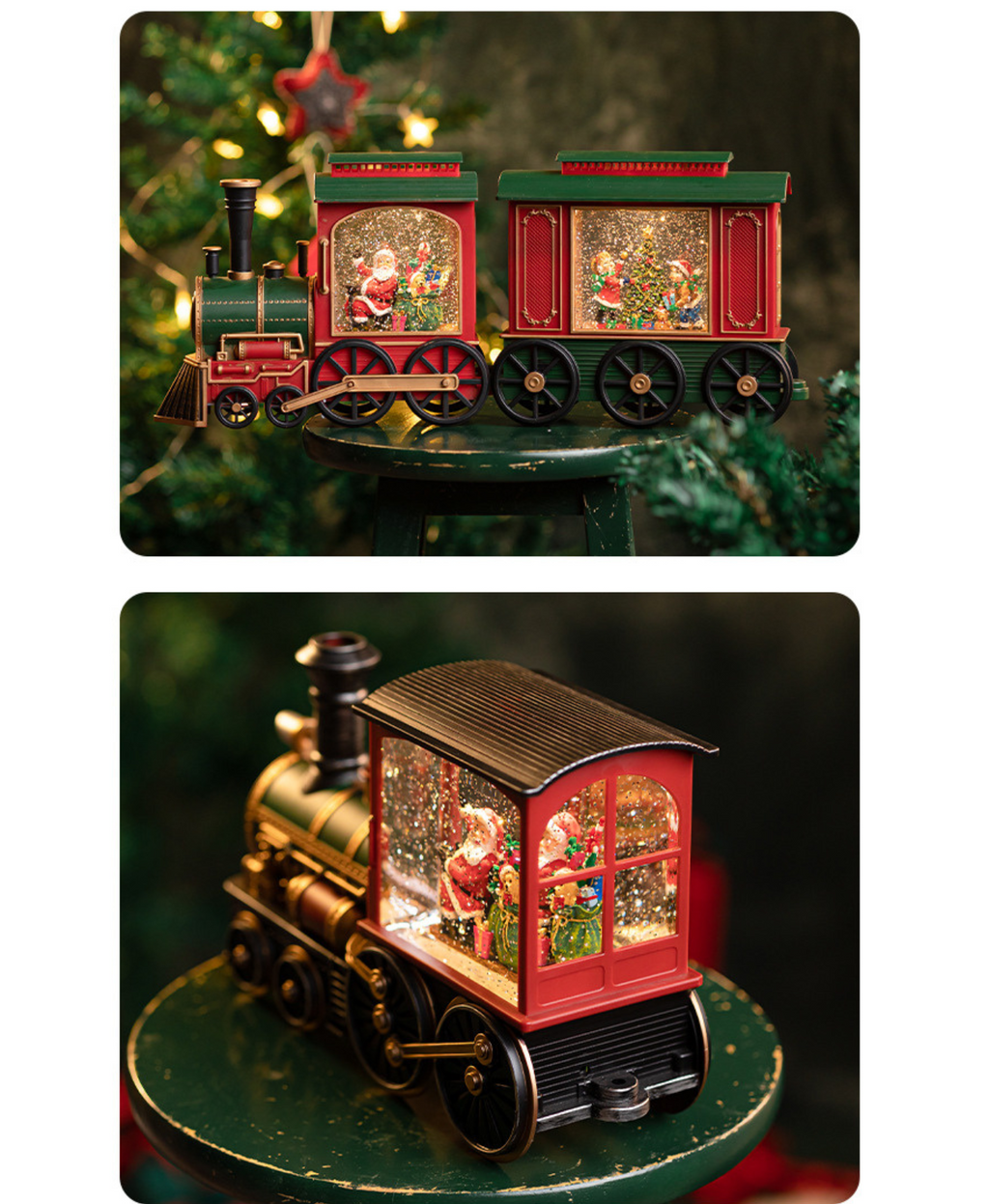 Santa’s Journey Train Music Box