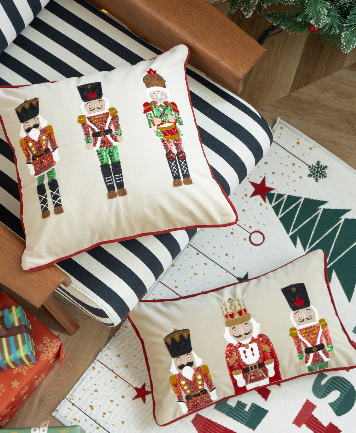 Nutcracker Magic Pillow Cover