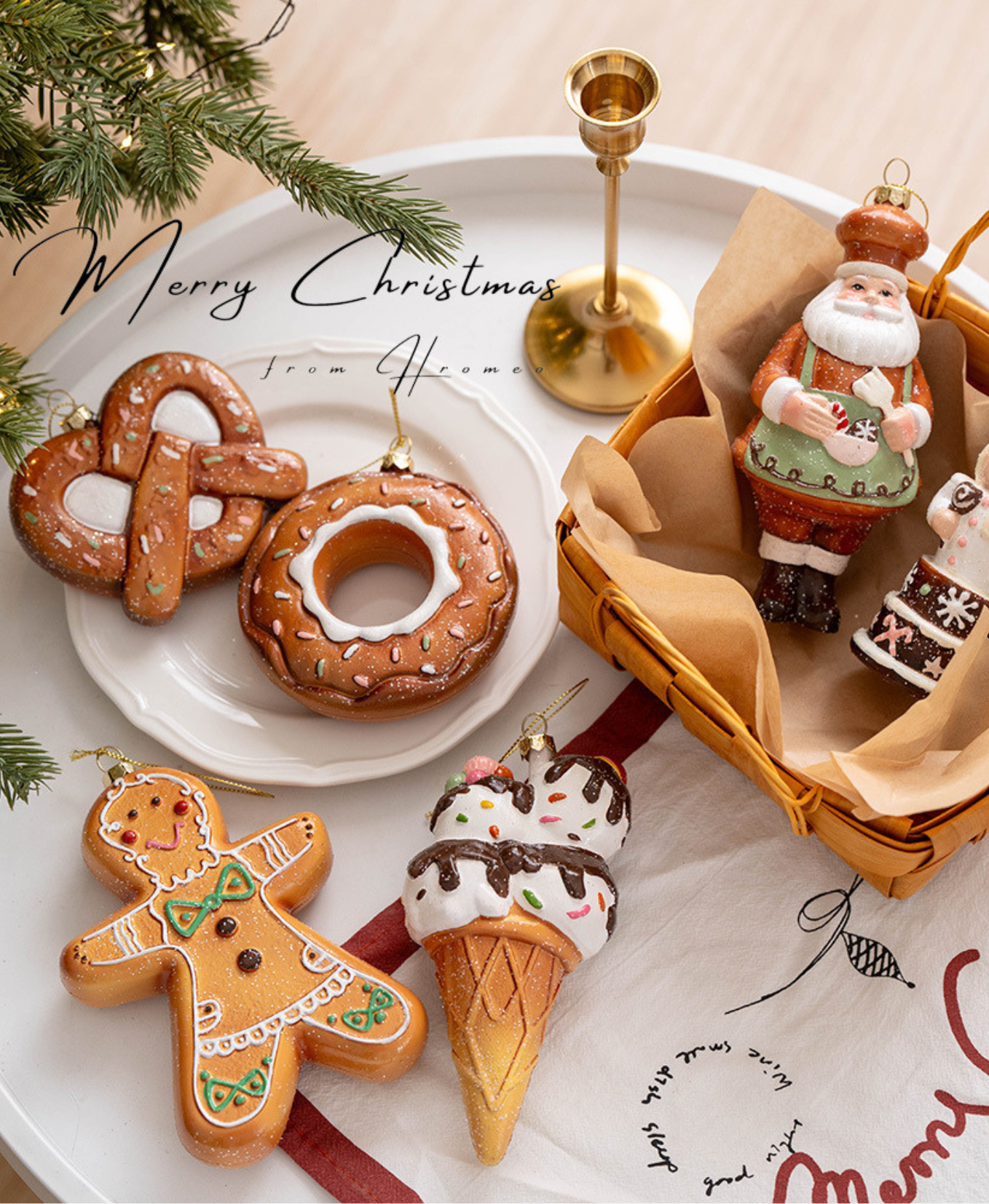 Santa’s Treat Christmas Ornament