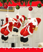 Rope Climbing Santa Decoration