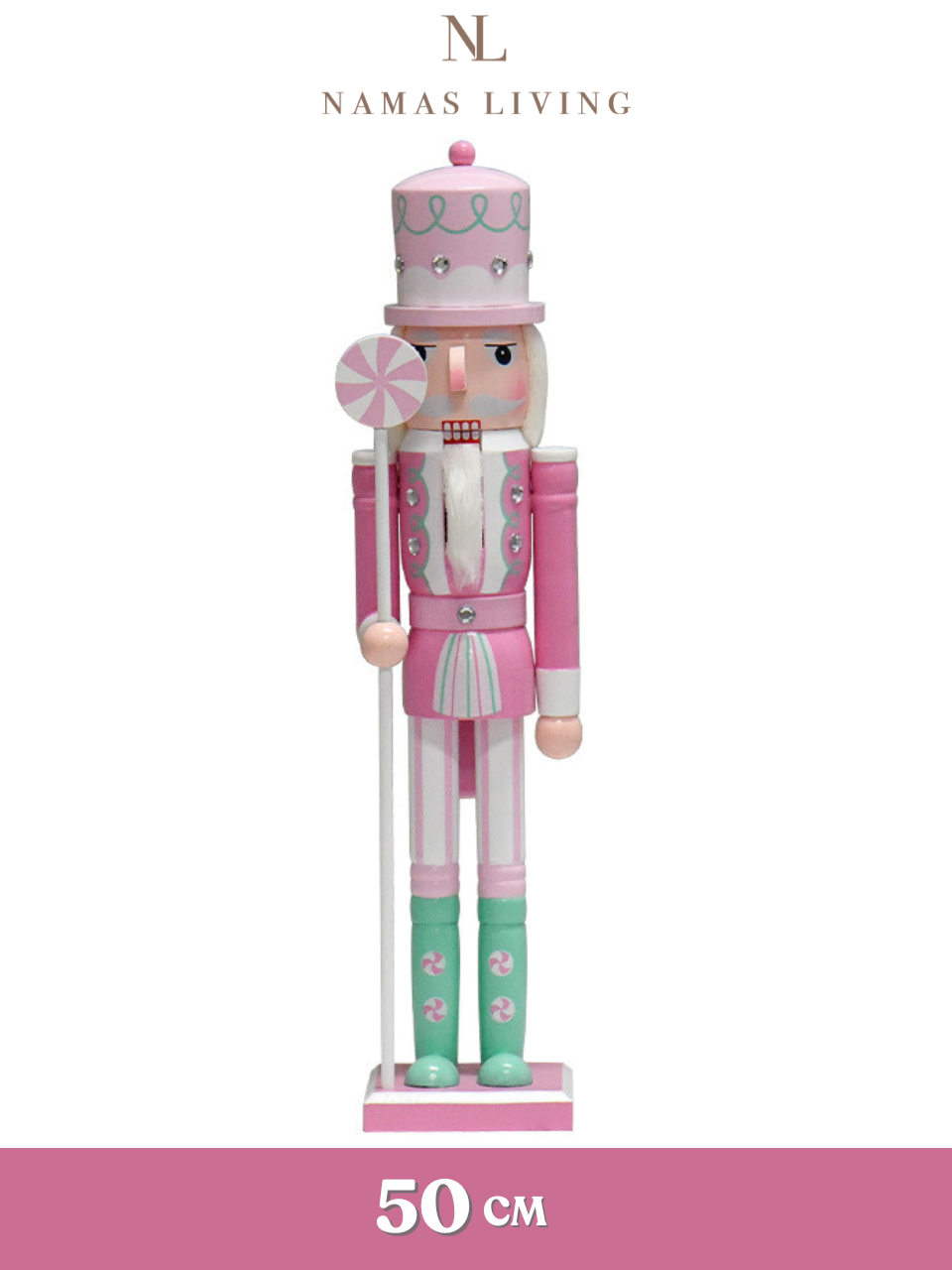 Pastel Nutcracker Holiday Ornament and Decoration
