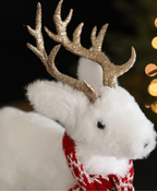 White Elk Doll Christmas Decoration