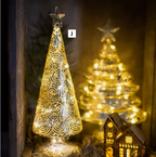Glowing Glass Christmas Tree Decoration