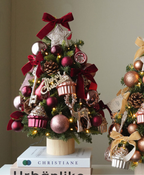 Rosewood Christmas Tree with Lights