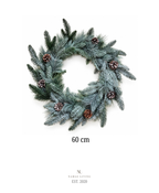 Snowy Meadow Pinecone Wreath