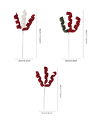Velvet Curl Tree Pick
