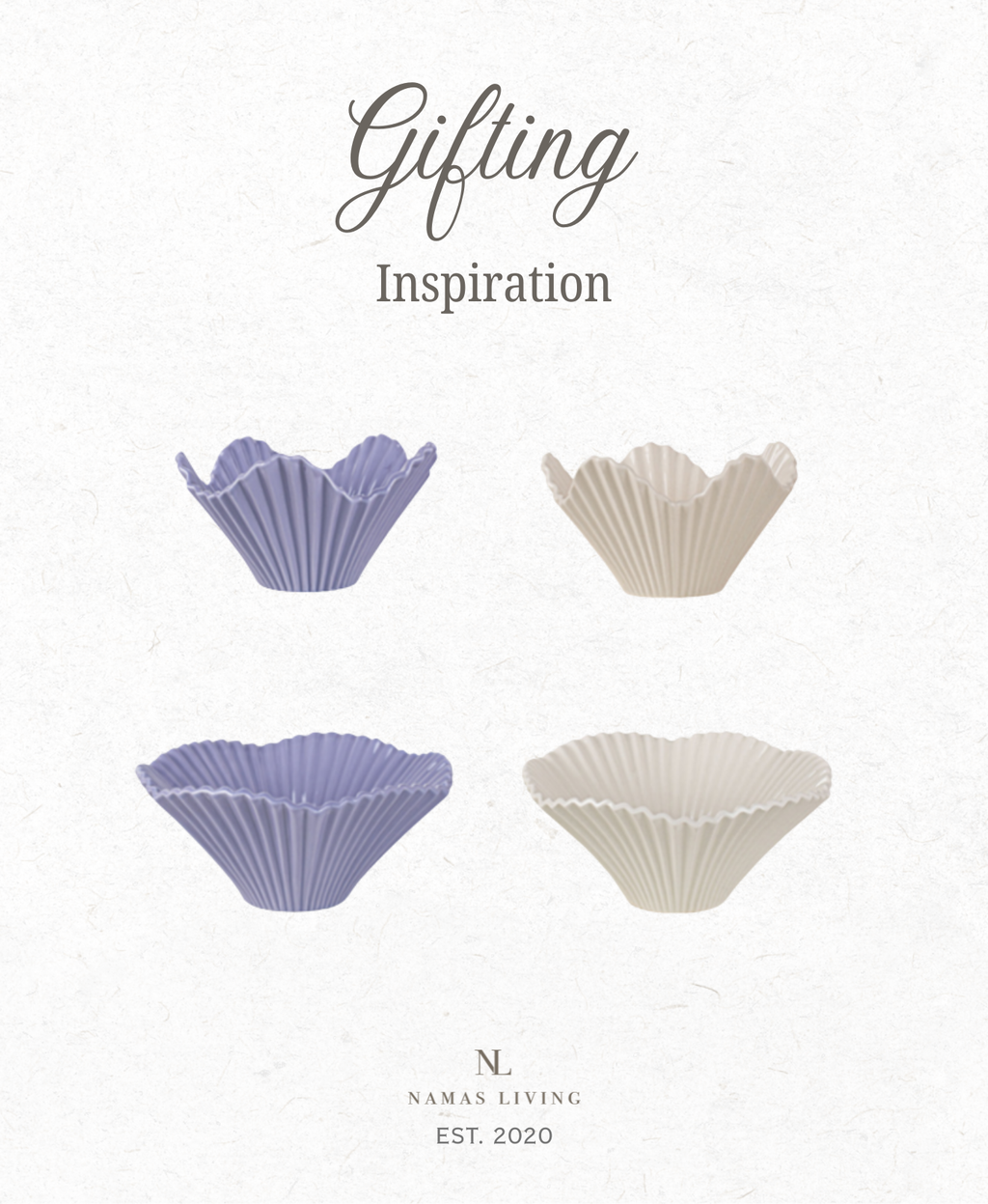 GIFTING INSPIRATION - Modern Origami Ceramic Serving Bowl