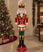 Royal Musical Drum Snow Globe Nutcracker