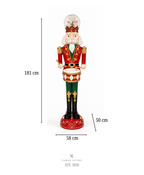 Royal Musical Drum Snow Globe Nutcracker