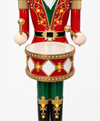 Royal Musical Drum Snow Globe Nutcracker