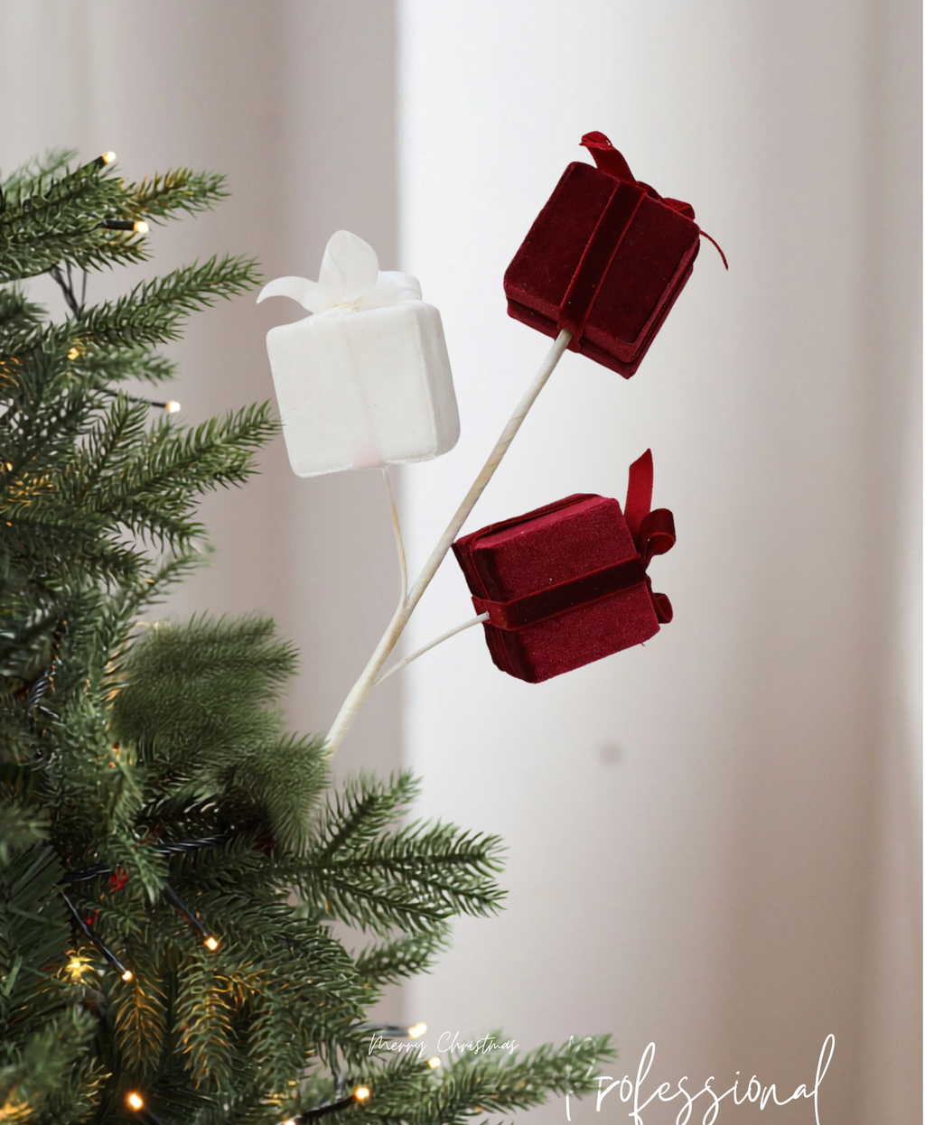 Mini Gift Box Pick Decoration