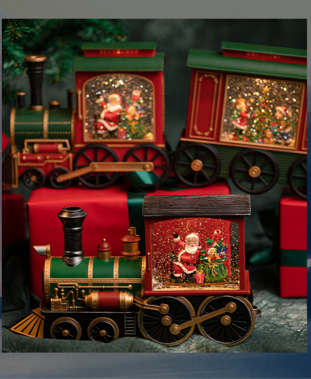 Santa’s Journey Train Music Box