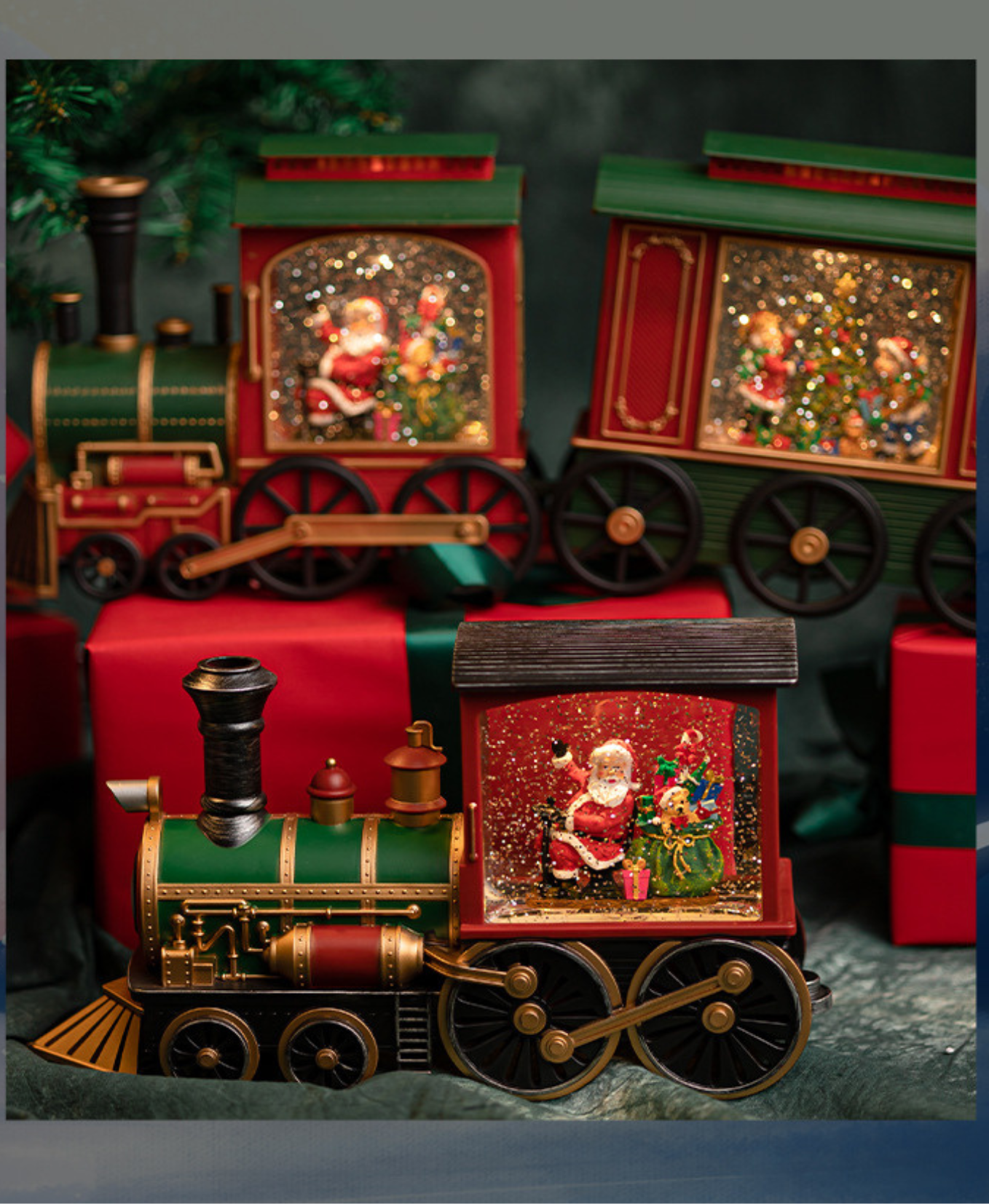 Santa’s Journey Train Music Box
