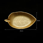 Golden Serving Trays