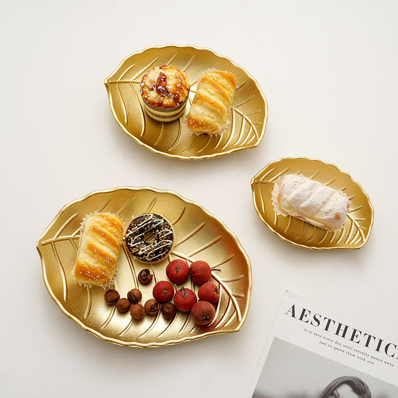 Golden Serving Trays