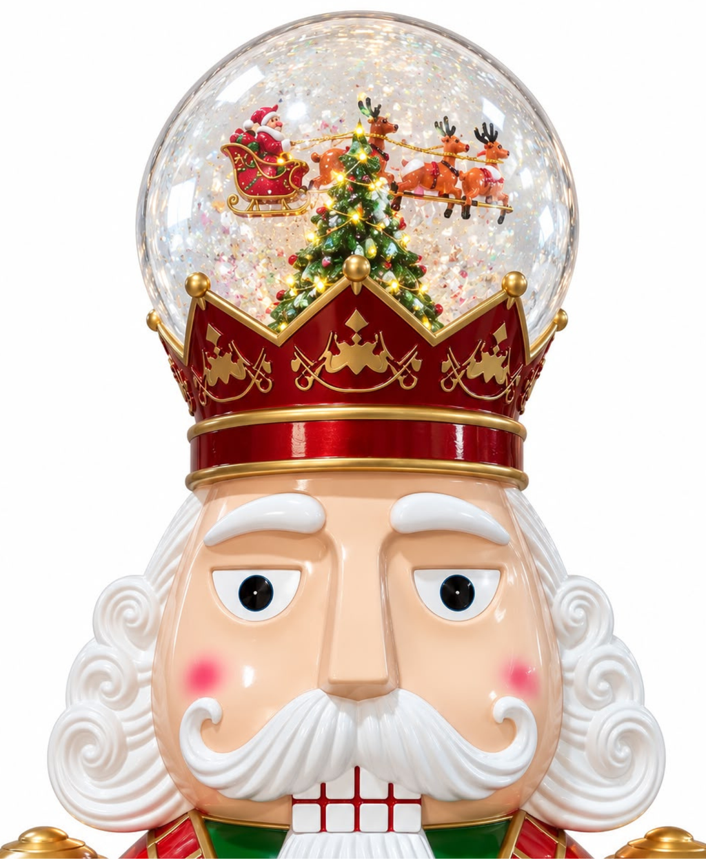 Royal Musical Drum Snow Globe Nutcracker
