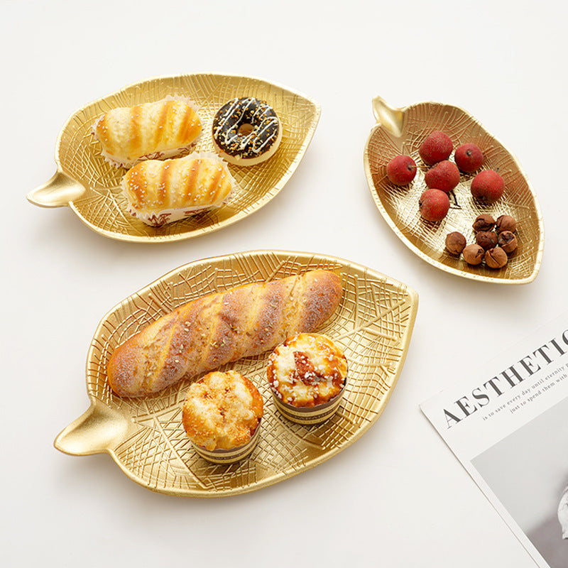 Golden Serving Trays