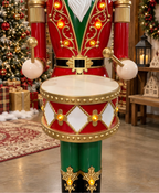 Royal Musical Drum Snow Globe Nutcracker