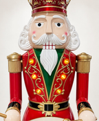 Royal Musical Drum Snow Globe Nutcracker