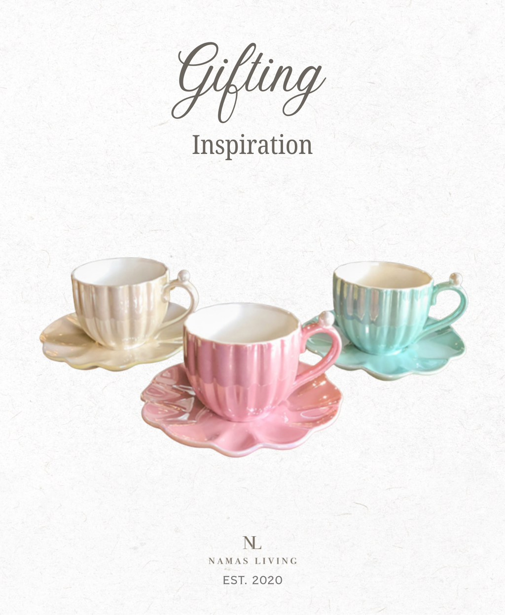 GIFTING INSPIRATION - Ariel Mug and Saucer Set