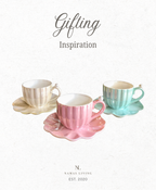 GIFTING INSPIRATION - Ariel Mug and Saucer Set