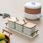 Marble Seasoning Jar Set