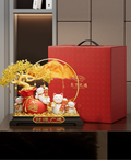 Golden Wealth & Blessings Decor with Gift Box