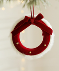 Mini Red Wreath Tree Ornament