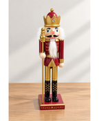 Burgundy & Gold Nutcracker - 38 cm