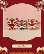Festive Lion Sofa Cushion - CNY Gift 2026