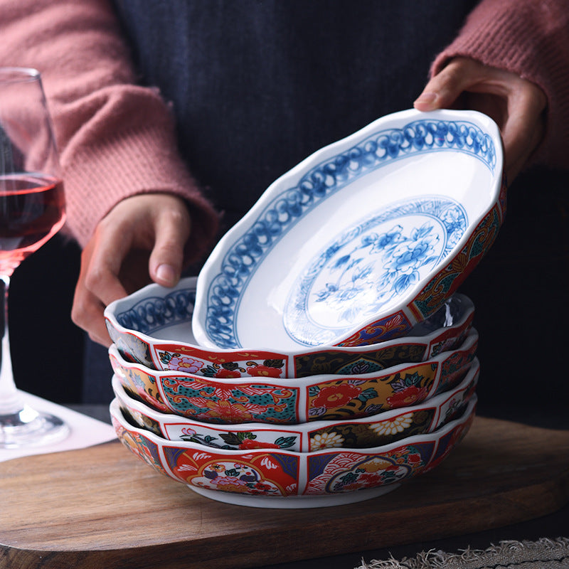 Imperial Chinoiserie Style Ceramic Plates