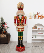 Royal Musical Drum Snow Globe Nutcracker
