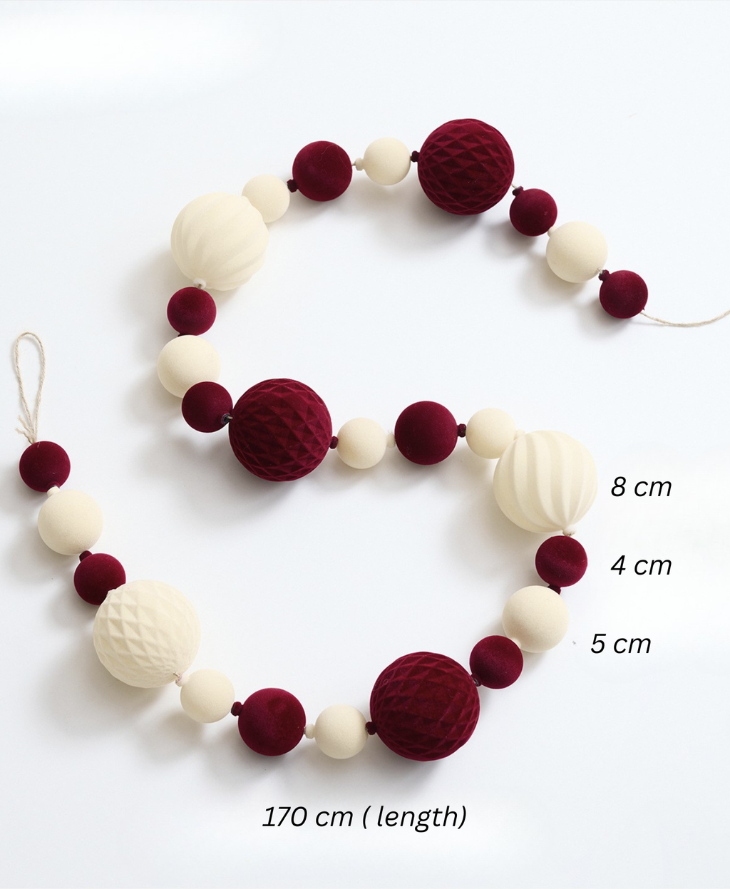 Christmas Bauble Garland - 170cm