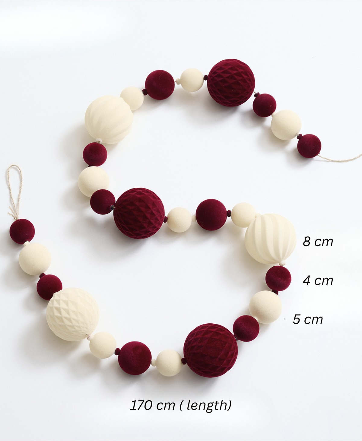 Christmas Bauble Garland - 170cm