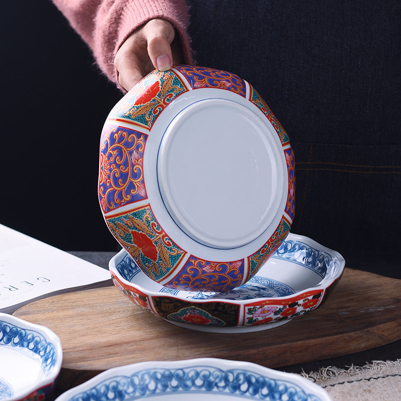 Imperial Chinoiserie Style Ceramic Plates