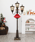 Old Town Lantern Musical Snow Lamp