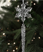 Crystal Snowflake Tree Ornament