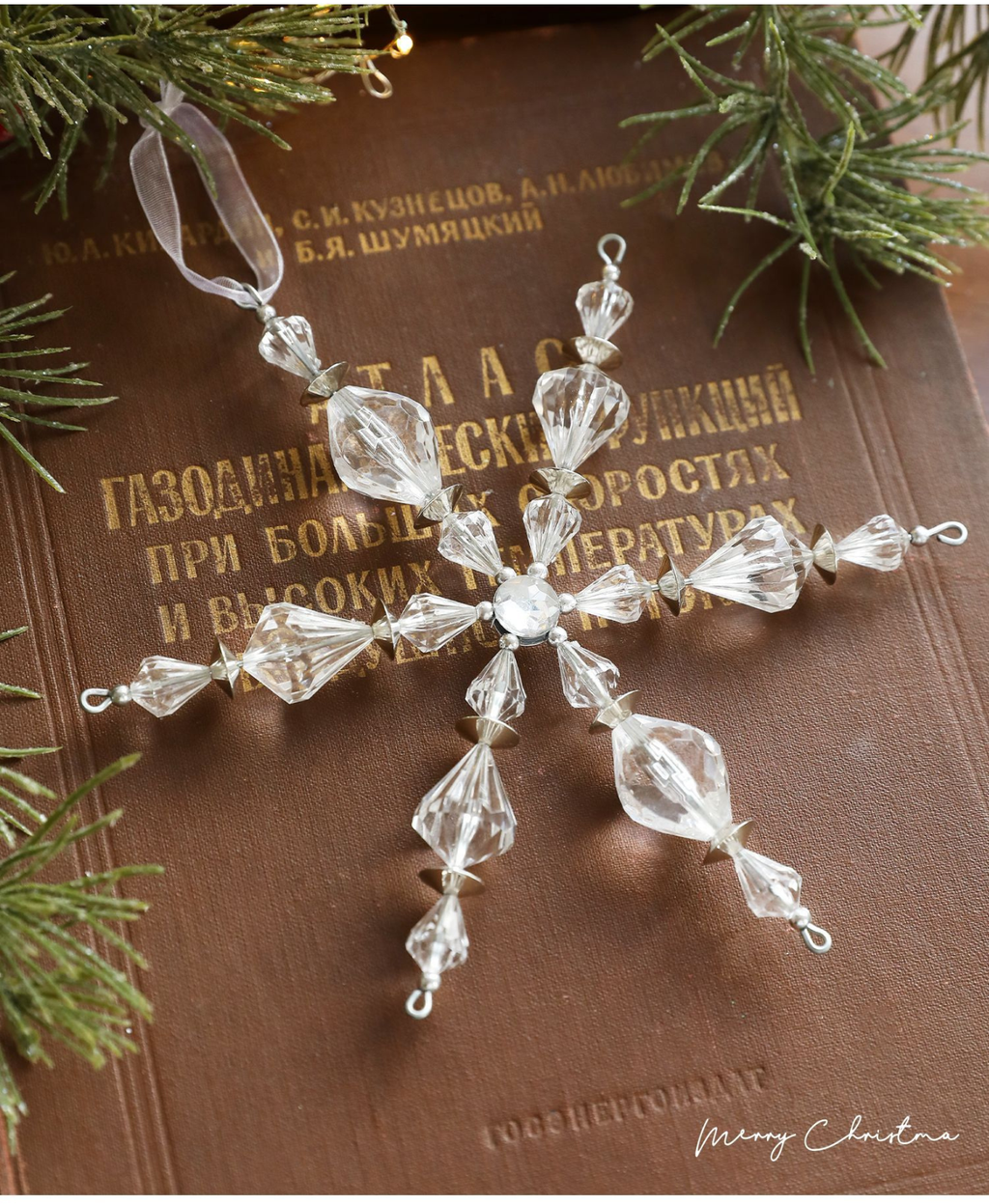 Crystal Snowflake Tree Ornament
