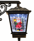 Santa & Snowman Musical Street Lantern
