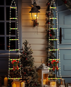 Santa Climbing Ladder Light