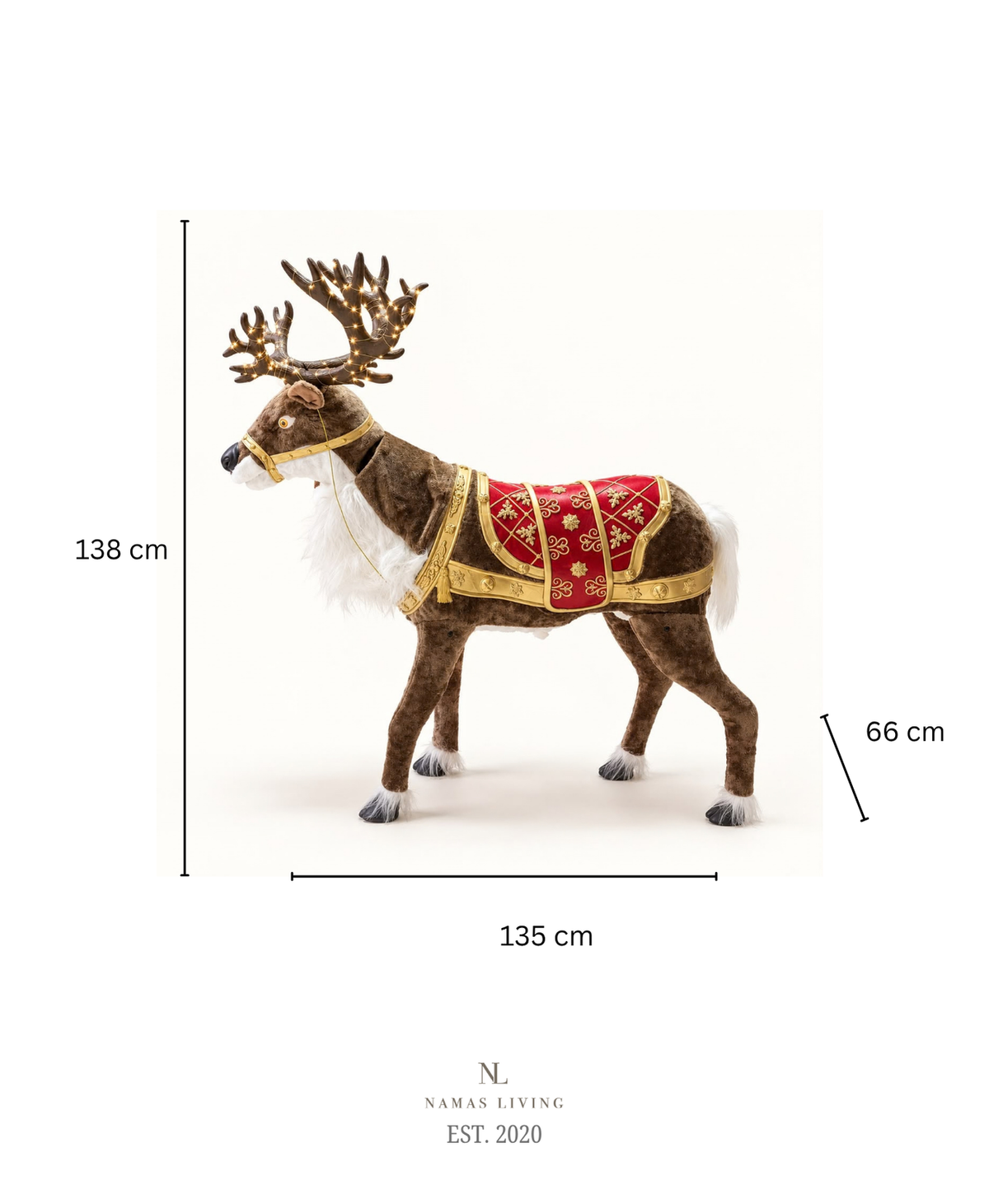 Animated Musical Reindeer Holiday Decor