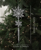 Crystal Snowflake Tree Ornament