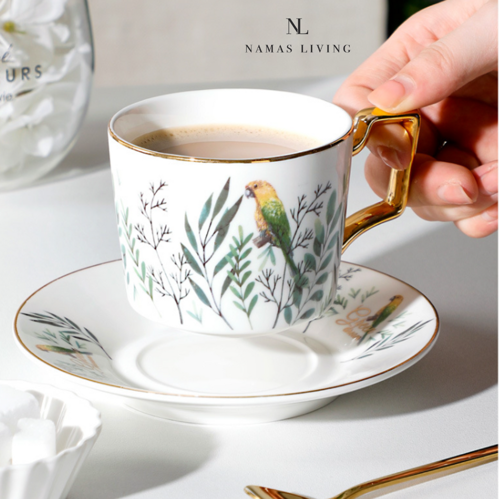 Bird and Bloom Tea and Coffee Set