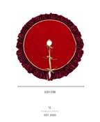 Red & Burgundy Velvet Tree Skirt