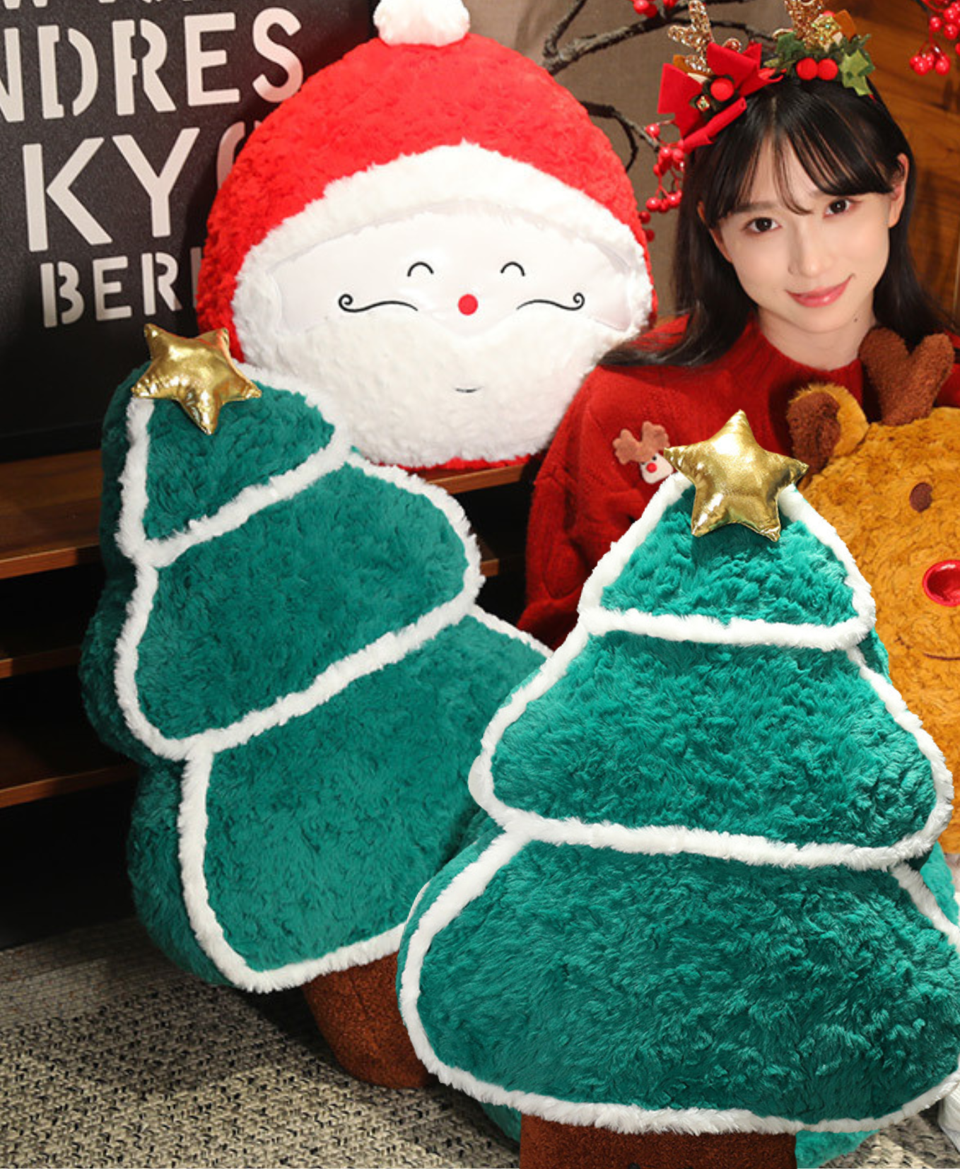 Christmas Tree Cushion Pillow