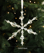 Crystal Snowflake Tree Ornament