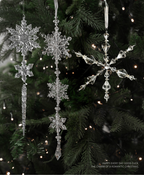 Crystal Snowflake Tree Ornament