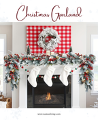 Snowy Berry Garland