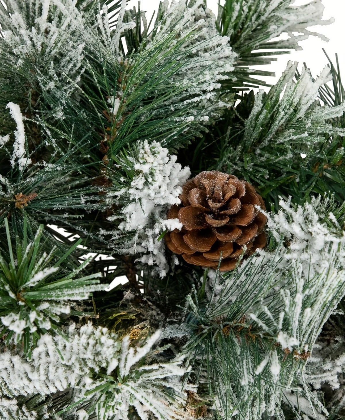 Snowy Meadow Pinecone Wreath